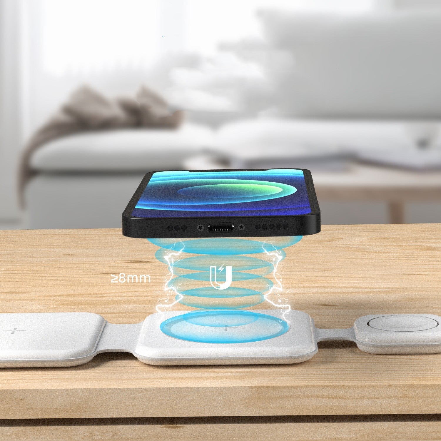Foldable 3-in-1 MagSafe Charging Station