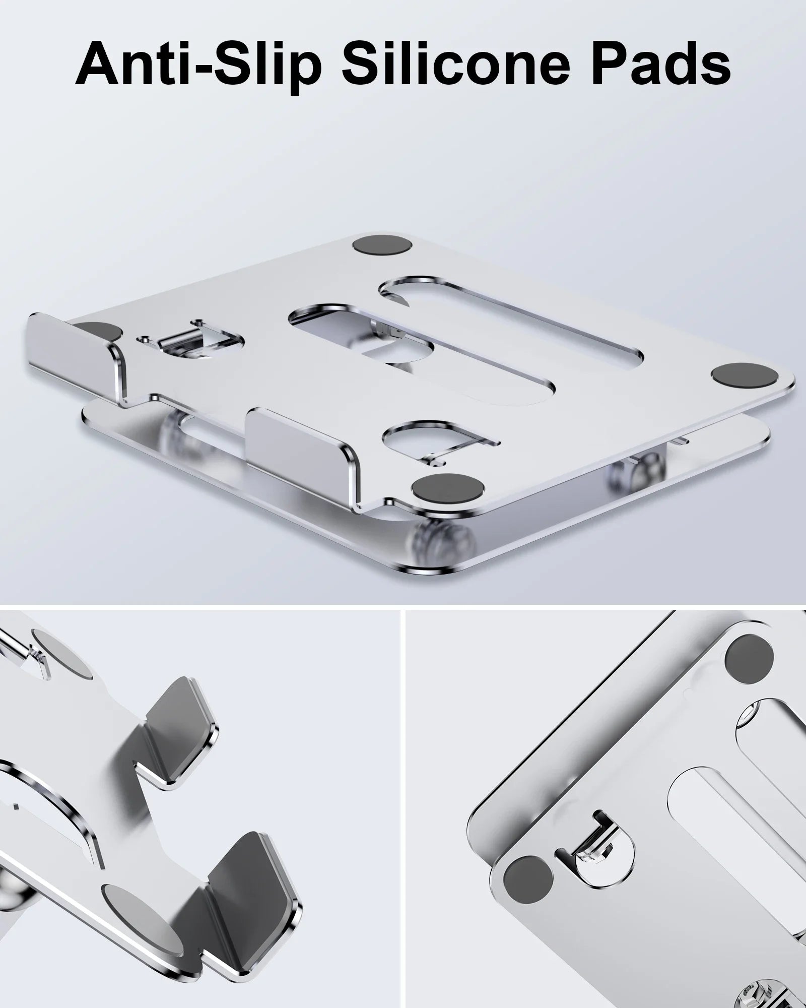 Voltora Adjustable Foldable Aluminum Laptop & Tablet Stand